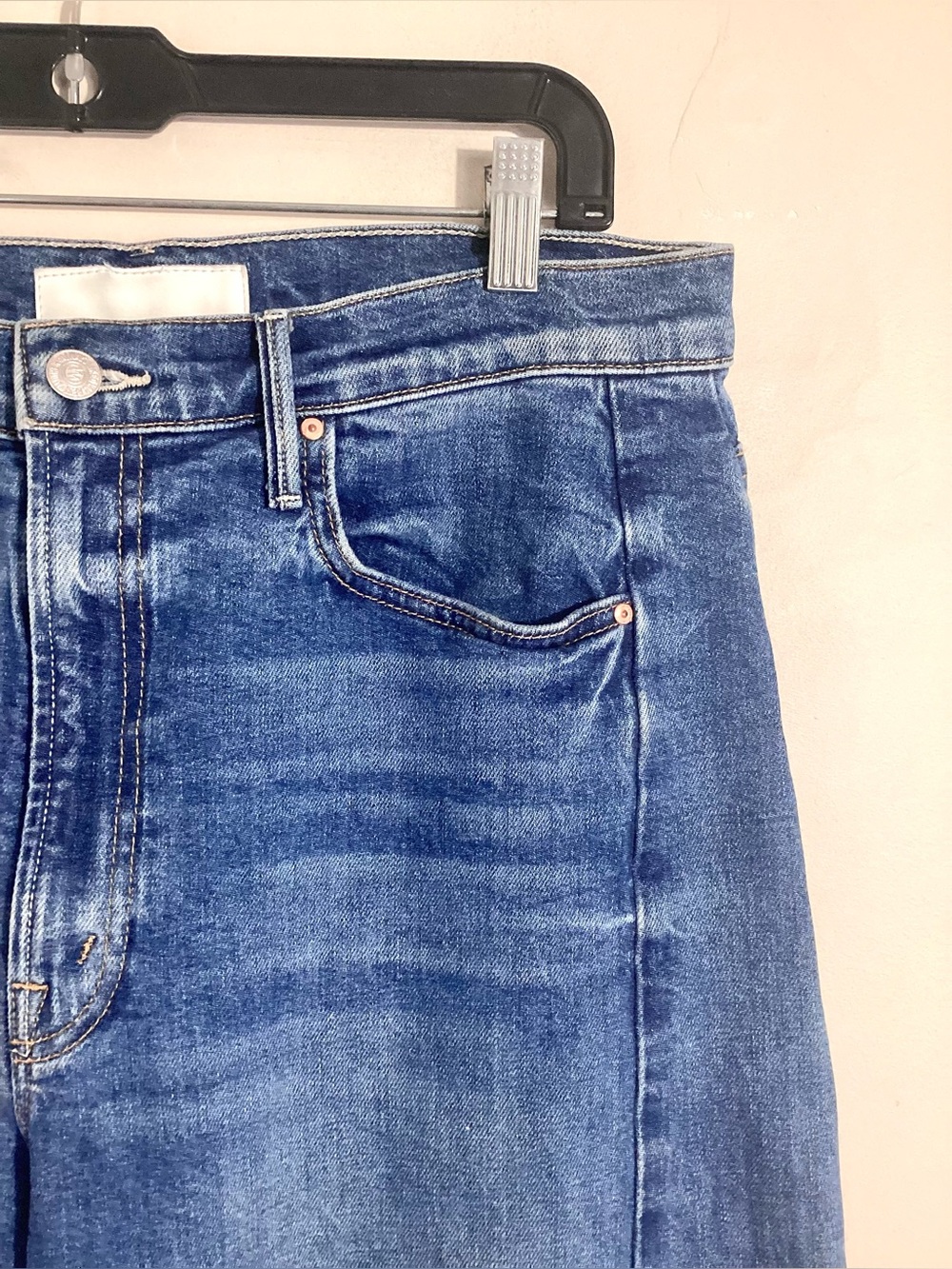 Mother Full Pipe Flood Jeans 29x28 Barrel Leg - Picture 6 of 16